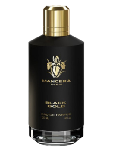 Mancera Black Gold fragrance bottle – reference image for decant samples at CologneCove